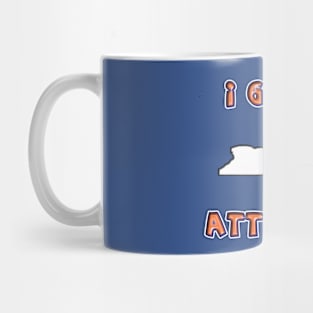 New York Attitude~orange and blue Mug